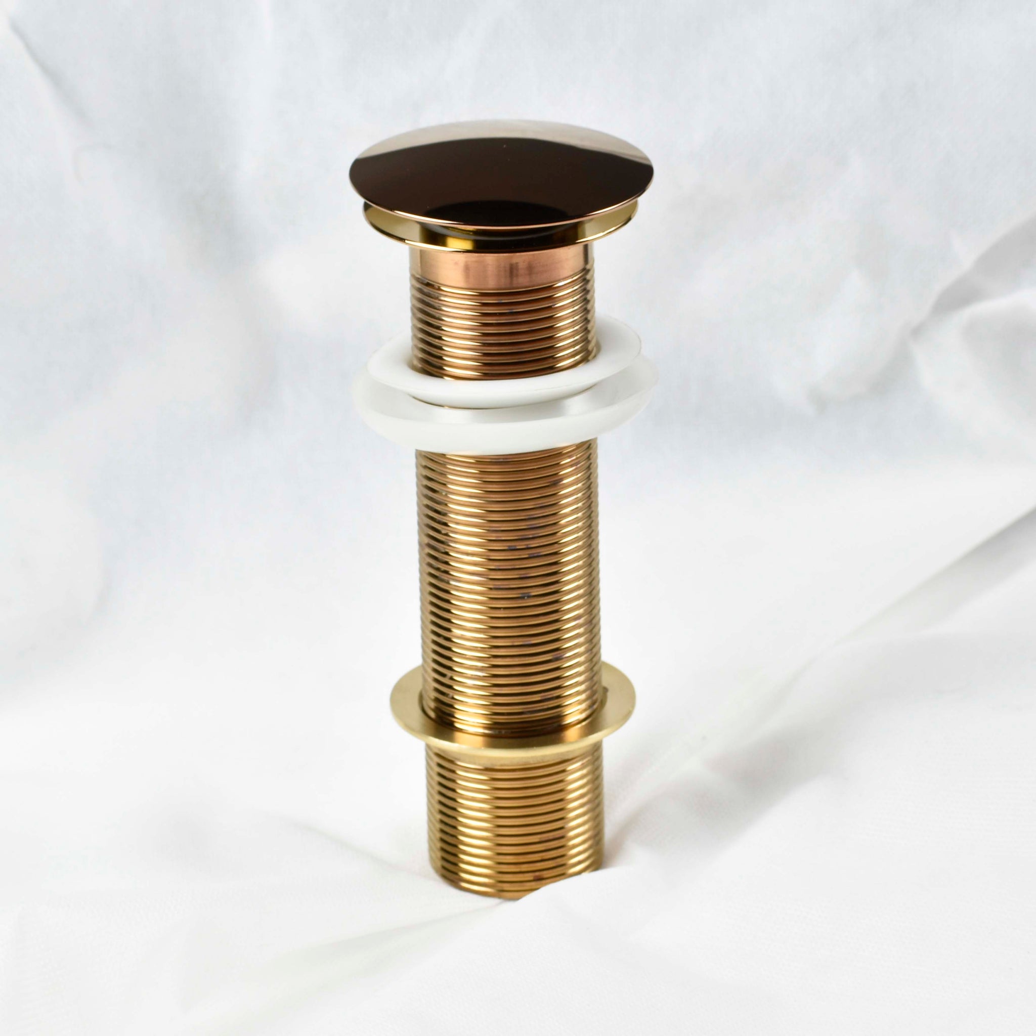 InArt Heavy Quality Full Brass Pop-Up 7 Inch Waste Coupling 32 MM for Wash Basin - Rose Gold BW014