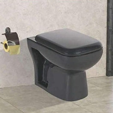 inart ewc floor mounted toilet commode in black color 