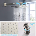 InArt SS304 Rainfall Shower Wall Mounted Rain Shower with 300 mm Shower Arm Chrome - InArt-Studio