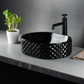 InArt Ceramic Modern Black Table Top Wash Basin 45 x 34 CM - InArt-Studio