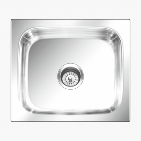 Nirali NG AISI 304 Grade Stainless Steel Single Bowl Kitchen Sink Grace Plain NG - InArt-Studio