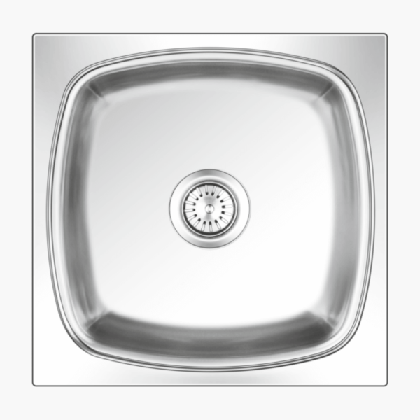 Nirali NG AISI 304 Grade Stainless Steel Single Bowl Kitchen Sink Grace Plain Deluxe NG - InArt-Studio