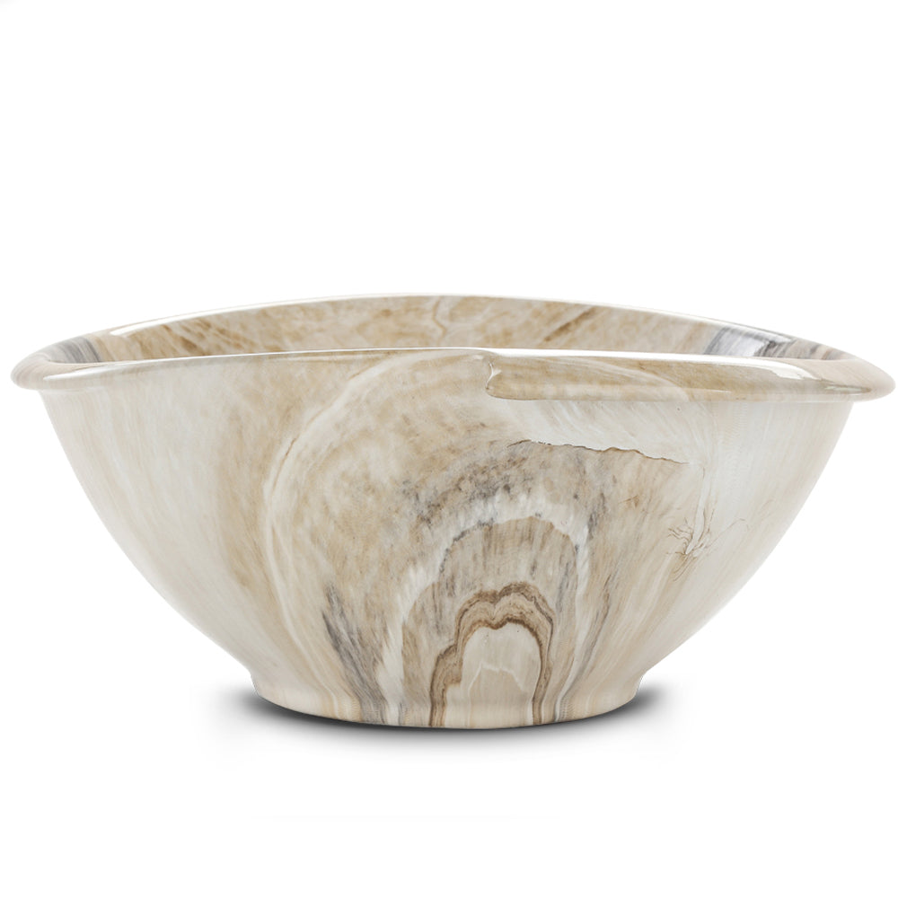 InArt Ceramic Counter or Table Top Wash Basin 41x33 CM Ivory Marble - InArt-Studio