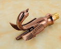 InArt Single Lever Basin Mixer Taps for Bathroom Brass Rose Gold - InArt-Studio