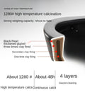 InArt One Piece Toilet Commode Rimless Syphonic - Ceramic Western Toilet Design Water Closet Black Glossy - InArt-Studio